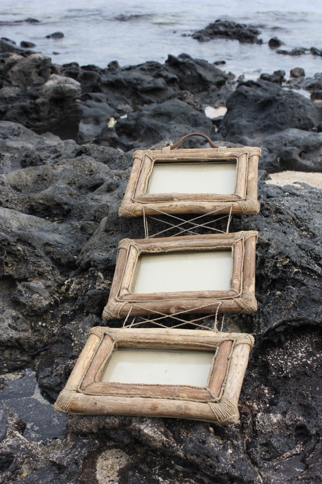 Coffee Tree Picture Frame Trio Designer 4 X 6 Photo - Coastal Decor Coffee Tree Picture Frame Trio Designer 4 X 6 Photo - Coastal Decor